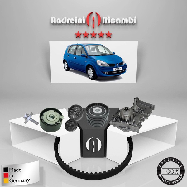 Verteilerkit + Wasserpumpe Renault Scenic II 1.4 72KW 98PS 2007-image