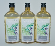 3 BATH BODY WORKS AROMATHERAPY BLACK CURRANT CEDARWOOD WASH FOAM SHOWER GEL 10OZ