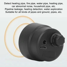 Water Pipe Leakage Monitor Underground Leak Detector Sound Amplifier Tool New