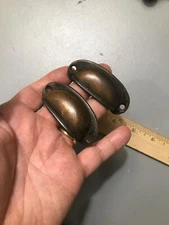 AMAZING RARE VICTORIAN  COPPER “CRAFTSMAN” EASTLAKE HANDLE ANTIQUE PER PIECE x1