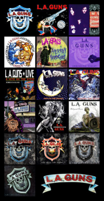 L.A. GUNS album discography magnet (4.5