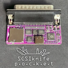 SCSIknife pocket DB25 - ZuluSCSI™ & BlueSCSI compatible SCSI hard drive Emulator