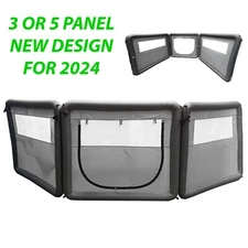 Inflatable Air Windbreak 1/3/5 Panel + Pump, Bag, Pegs, Guylines caravan