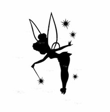 Fairy Tinkerbell Story Time Decal - Kids Room Laptop Car Window Mirror Bumper