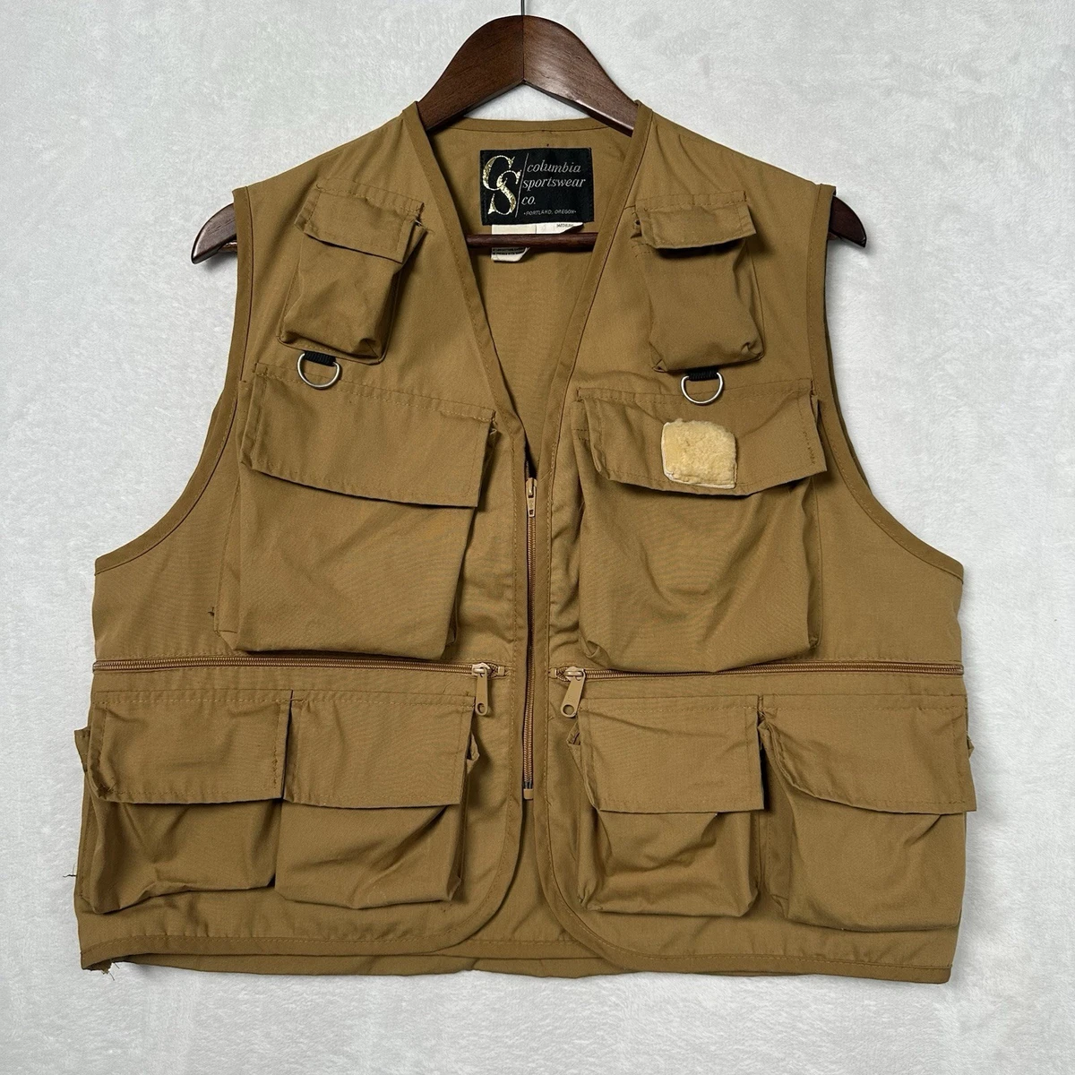 Gilet de pêche vintage pour homme : Columbia, WeatherPruf