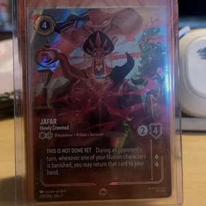 lorcana enchanted cards ebay Lorcana Enchanted Card - THE WALL FOIL 222/204