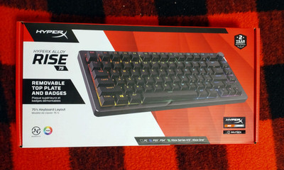 HyperX Alloy Rise 75, Gaming Tastatur, Mechanisch, kabelgebunden, neu