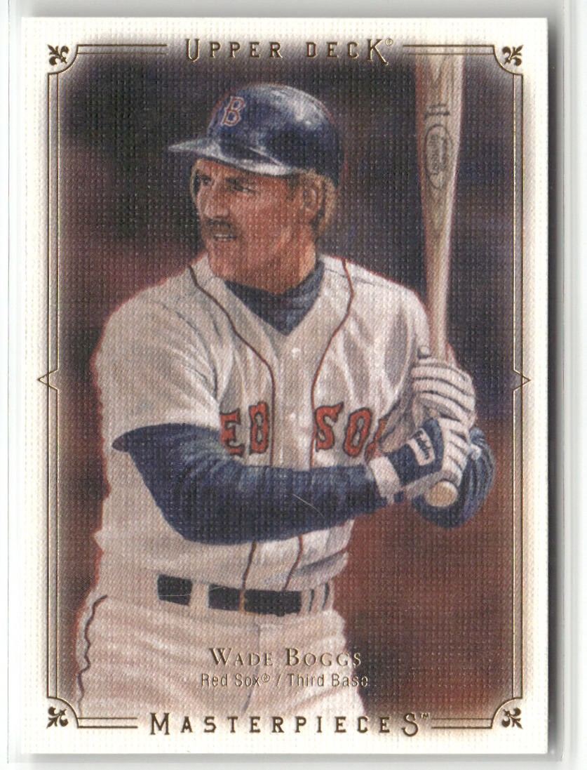 2008 UPPER DECK MASTERPIECES #12 WADE BOGGS BOSTON RED SOX
