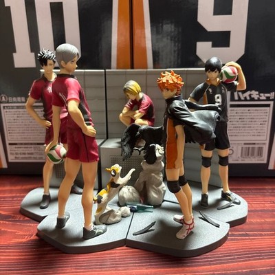 Haikyuu!! Figure Set 5 Hinata Kageyama Kenma Kuroo Lev Nekoma Karasuno Japan