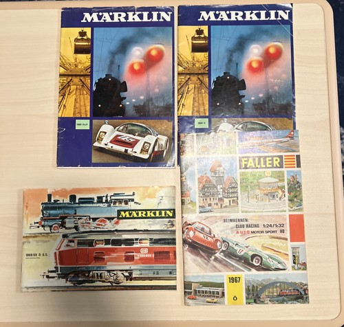 Konvolut 4 MCM Kataloge für Züge & Elektromotoren Märklin 1966-1969 Faller - Bild 1 von 16