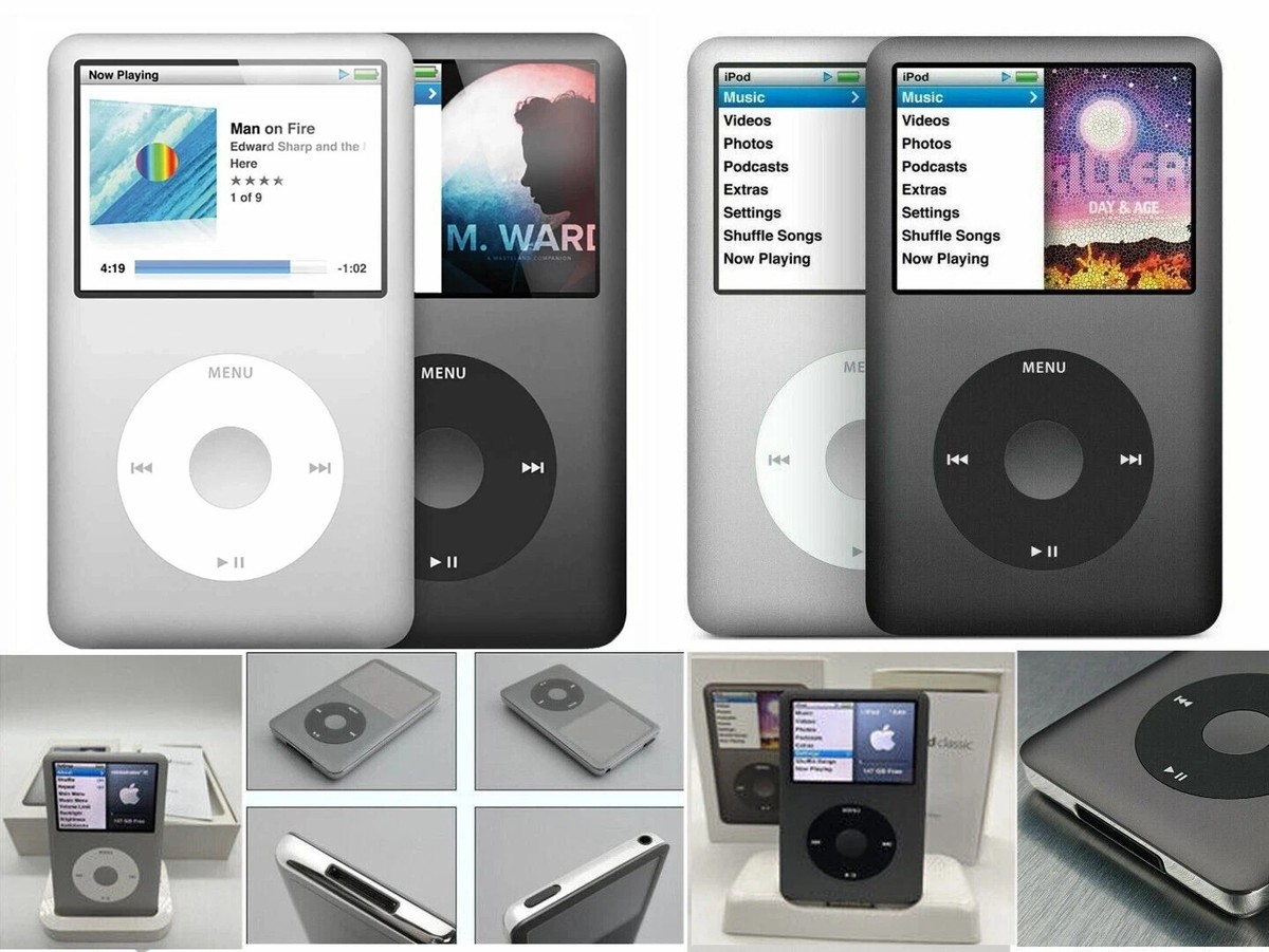 🔥🔥New Apple iPod Classic 7th 80GB 160GB 256GB 512GB 1TB Latest