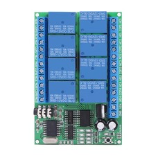 `DC 12V 8CH DTMF Relay Phone Voice Decoder Remote Controller Switch Module♫