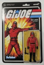 Super7 Reaction GI Joe Red Laser 3.75  Action Figure