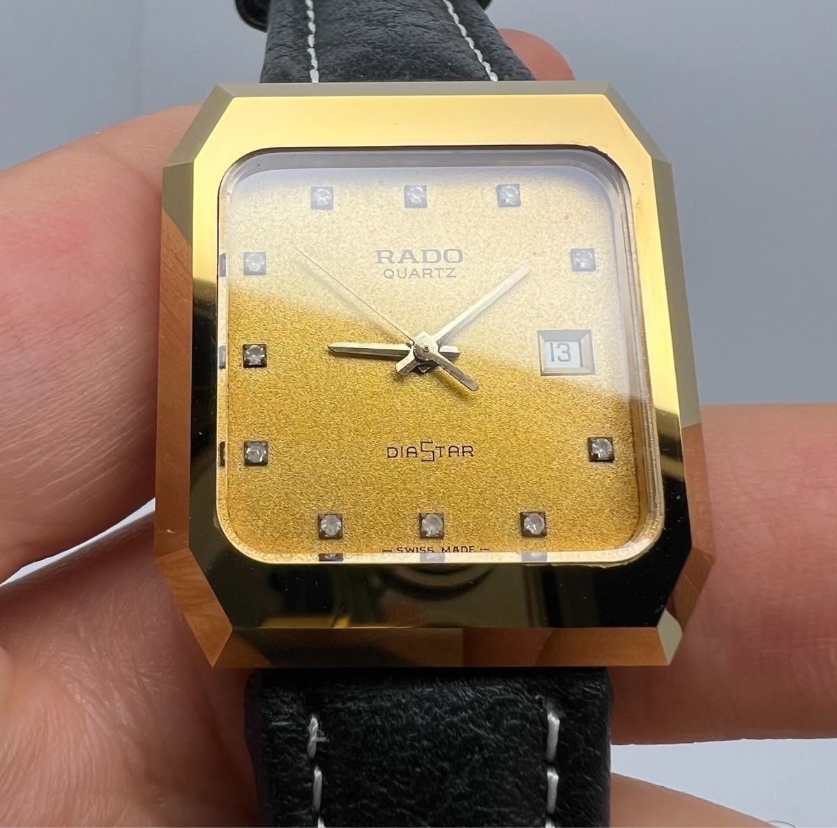 RADO DIASTAR 105.01173.T MENS WATCH Date QUARTZ | eBay