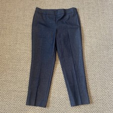 Talbots Chatham Ankle Pants Navy Blue Size 12P At Waist Slim Leg NWT Chambray