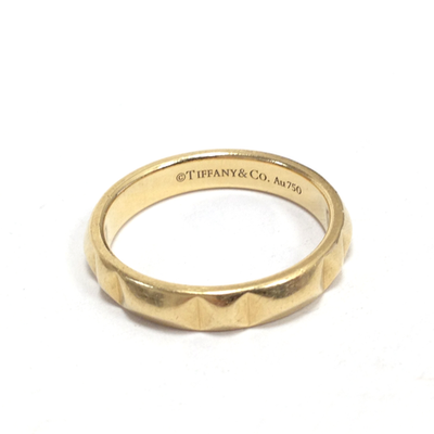 Tiffany & Co. ゴールド 750 K18YG Authentic Tiffany & Co. 750 18K Yellow Gold 4mm True Band Ring 6.9