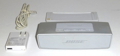 #ad Bose SoundLink Mini II Portable Bluetooth Speaker Silver with Charging Cradle $79.99