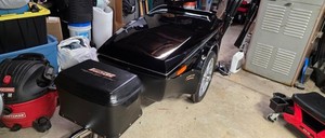 2013 Bushtec Turbo +2 motorcycle trailer