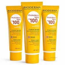 Bioderma Photoderm MAX SPF100 Tinted Cream 40ml 3 Pack