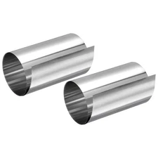 2Pcs 304 Stainless Steel Roll Sheet Fine Plate Sheet Foil 0.05x100x1000mm New