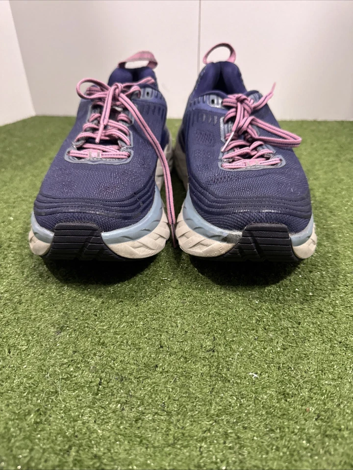 Кроссовки беговые Hoka One One женские Bondi 6 разноцветные 1019270 MBRB низкий верх 7,5 - Изображение 2 из 4