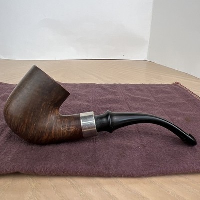 Well Pipe Made in Italy Estate Tobacco Bent Smooth Pipe Vintage