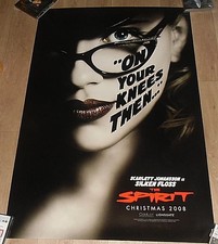 Scarlett Johansson The Spirit Double-sided US Poster 27x40 NM Used OO4