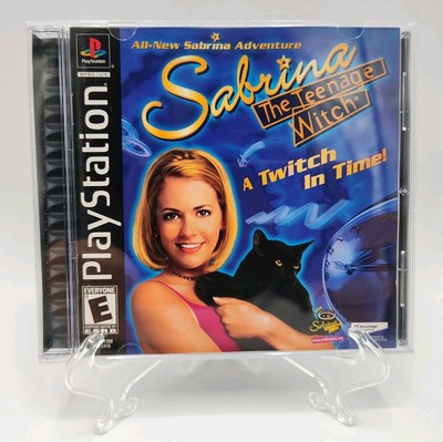 Sabrina The Teenage Witch: A Twitch in Time! (PS1 2000) CIB VGC Tested FREE SHIP