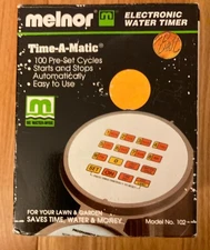 Melnor Electronic Water Timer Time-A-Matic Schedule Lawn Garden Model 102