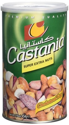 Castania Super Extra Mixed Nuts Snack Mix 16 oz 454g Lebanese Inspired Blend