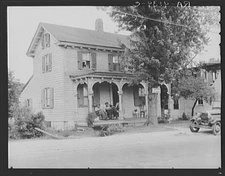 Photo:Home of idle American workman. Near Bridgton, New Jersey