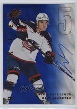2024-25 SPx Extended Rookies Blue Auto 82/99 Denton Mateychuk #157 Auto 0p33