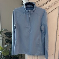 Vineyard Vines Performance 1/4 Zip Pullover Blue Size Medium Womens