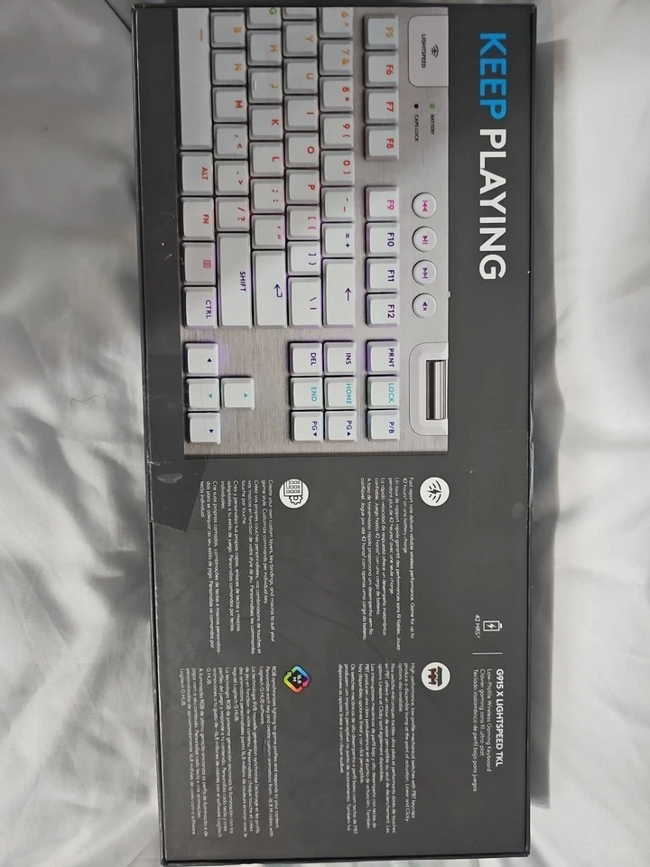 Logitech G915 X LIGHTSPEED TKL Wireless Mechanical GL Brown Tactile Switch - Image 3 of 4