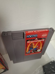 McDonaldLand Nintendo Nes gioco in scatola completo di custodia poli e manuale testato 