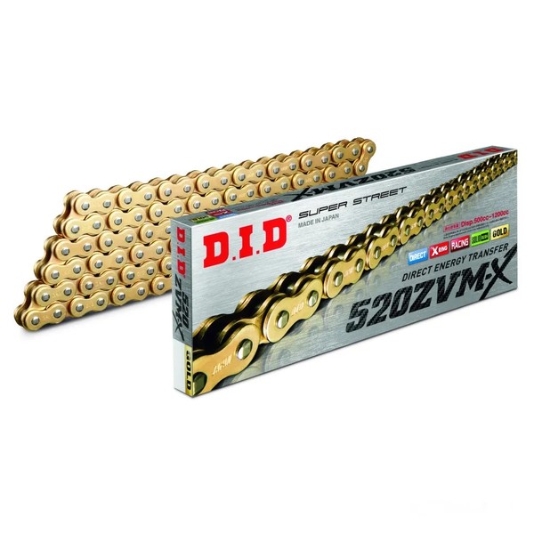 DID Kette G&G520ZVMX/098 Gold Offen Mit Nietschloss FüR Ducati 1198 1198-image
