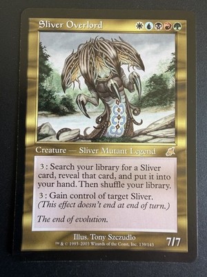 MTG Sliver Overlord   Scourge   Rare   EN   LP   Commander Sliver Tribal