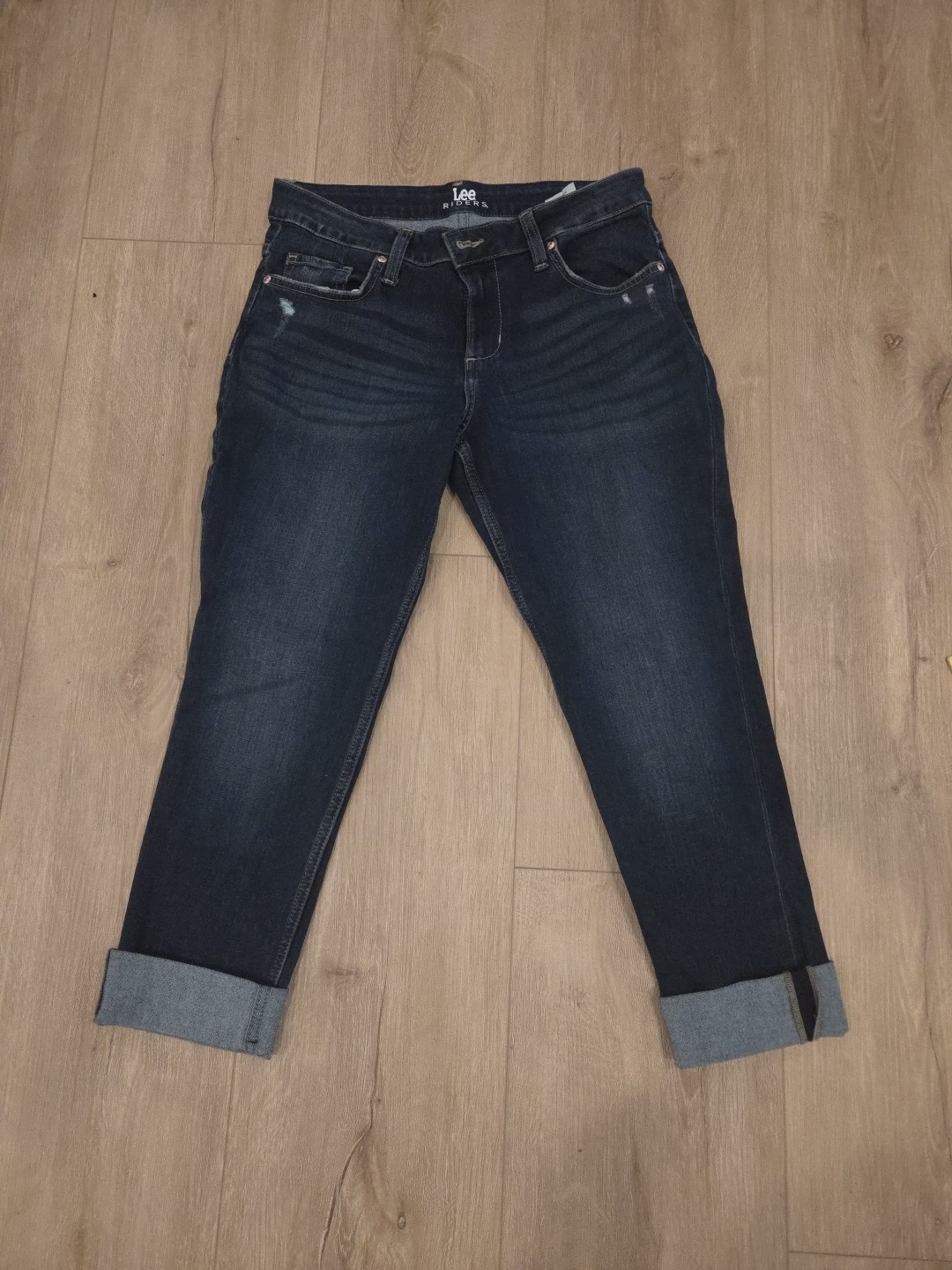 Boyfriend Cuffed Ankle Jean 6m,  New