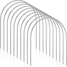 Set of 10 Croquet Wickets Replacement for Croquet Metal Hoops with Galvanized...