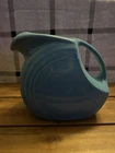 Fiestaware 7 1/4"  Turquoise Water Pitcher Fiesta Homer Laughlin