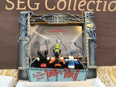 Disney Twilight Zone Tower of Terror Picture Frame Donald Mickey Goofy 5x7'' NEW