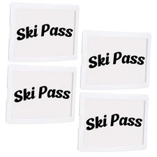  4 Pcs Ski Goggles Pass Holder, Winter Sports Goggle Grip for Ski Snowboard 