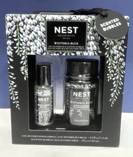 NEST Fragrances Eau de Parfum Rollerball & Scented Bubble Gift Set Wisteria Blue