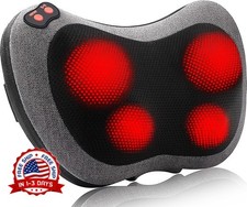 Masajeador de espalda Shiatsu con calor Masaje de tejido profundo para cuello