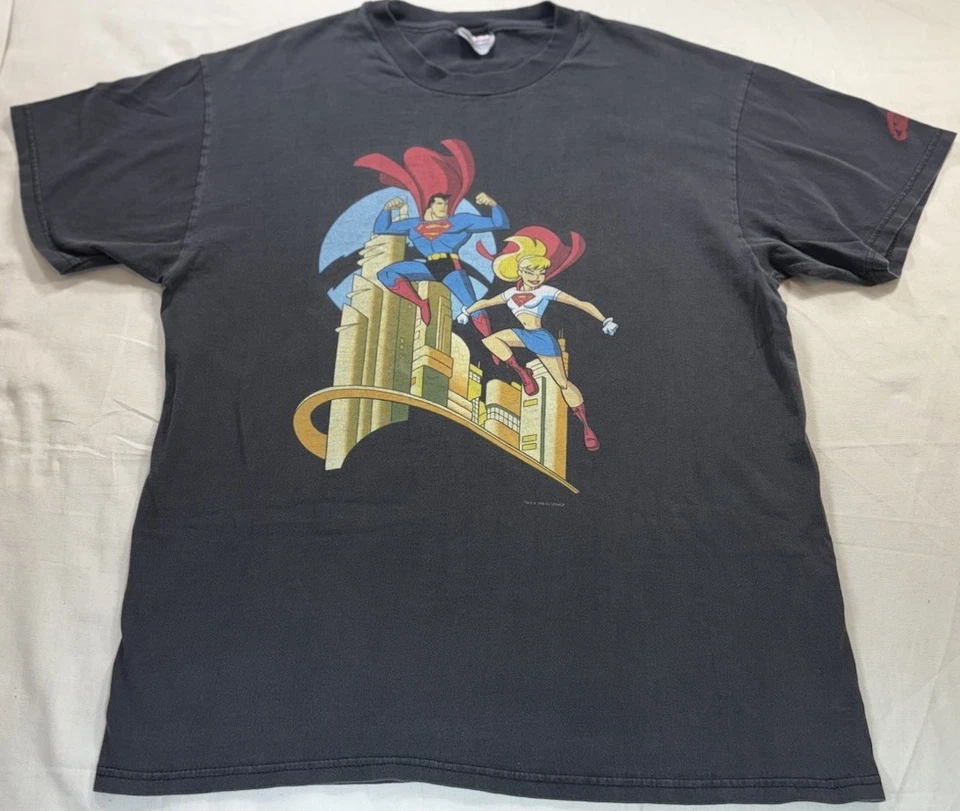 Camisa Superman Vintage 1998 DC Comics Rara Graphitti Diseños Talla Grande Foto 2 de 4