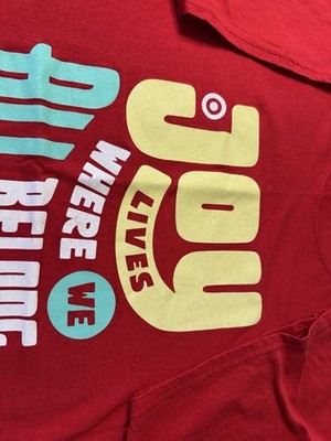 Target SIZE XL Take Pride Colorful Employee Promo Christmas Issue