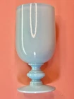 Vintage -  BLUE OPALINE - MILK GLASS - GLASS -  GOBLET - 6.5" Tall - Imperial
