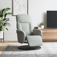 Massagesessel FußTeil Fernsehsessel Relaxsessel Sessel Liegesessel Samt vidaXL