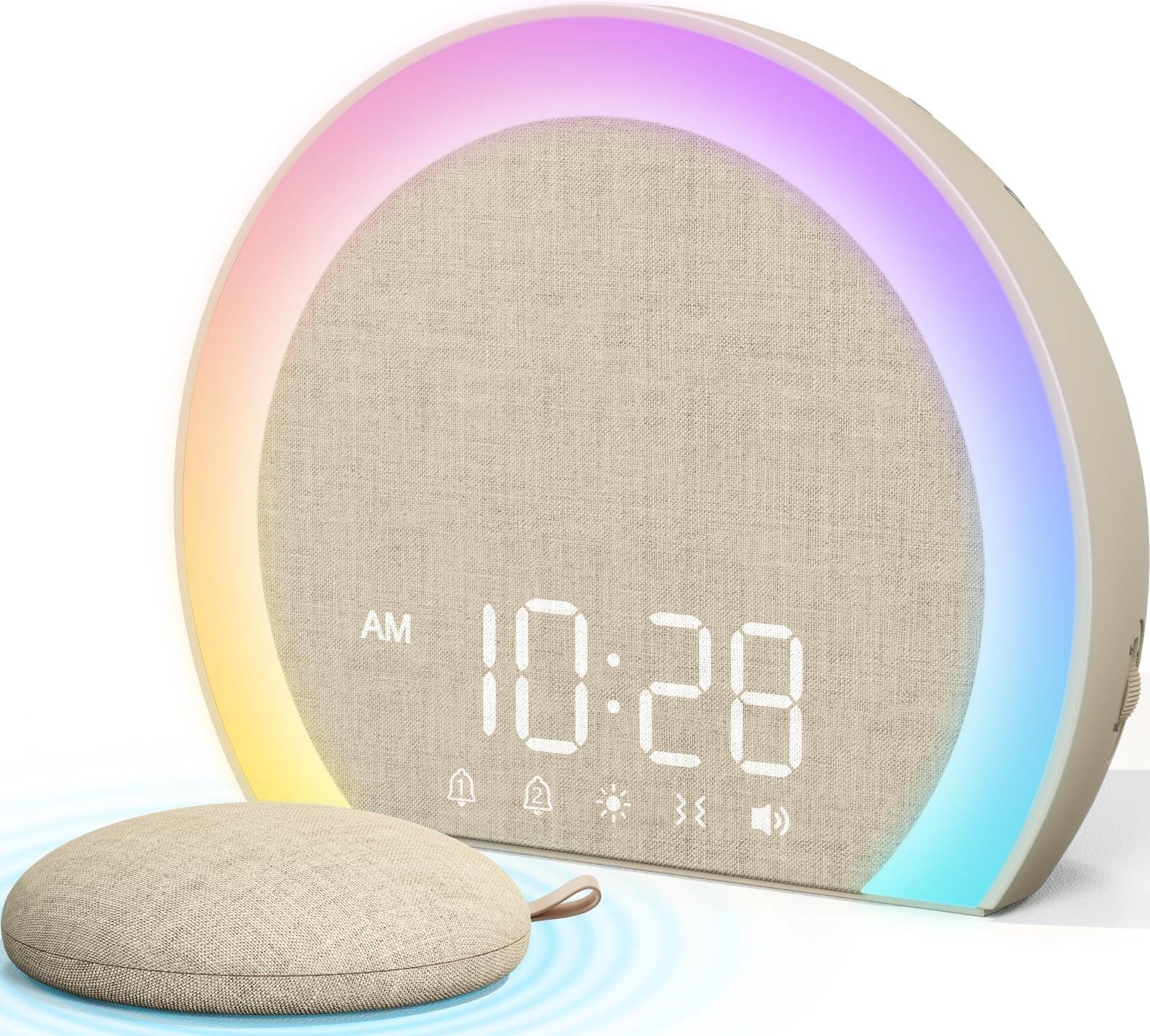 ANJANK Vibrating Alarm Clock, Under-Pillow, Double Alarm, Loud Sound, Guaranteed