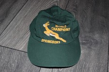 SPRINGBOK 1995 SOUTH AFRICAN RUGBY UNION ADJUSTABLE BASEBALL HAT CAP VINTAGE 90S